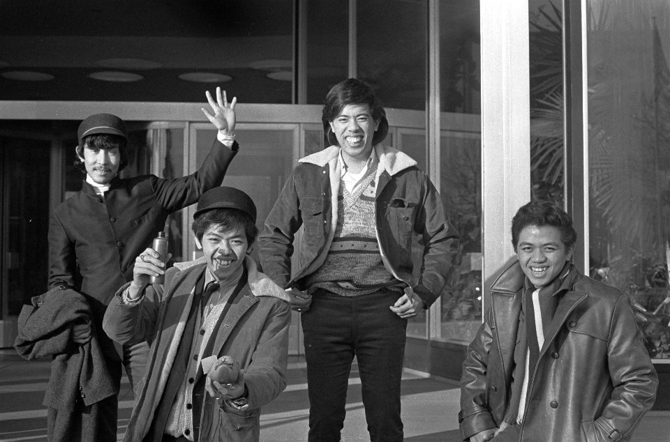 Pop-groep uit Hongkong Danny en the Checkmates in Amsterdam, Bestanddeelnr 922-0709