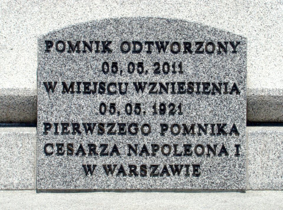 Pomnik Napoleona Warszawa 06