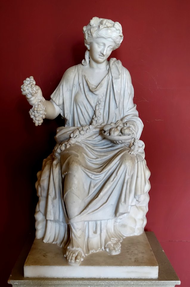 Pomona, marble and wood - Shugborough Hall - Staffordshire, England - DSC00051
