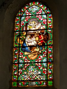 Plomion (Aisne) église, vitrail 04