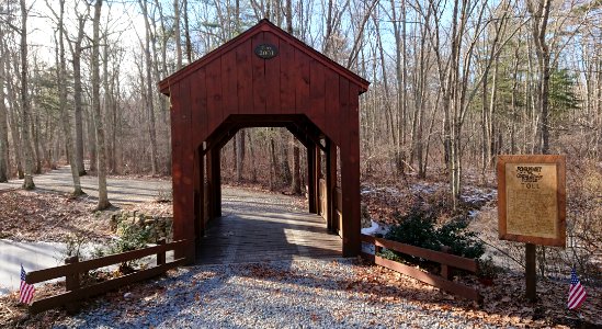 Ponaganset High School covered bridge