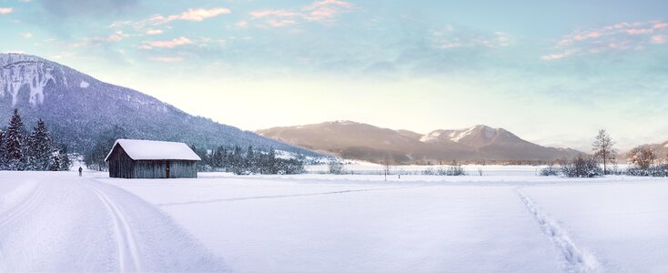 Sport winter landscape photo