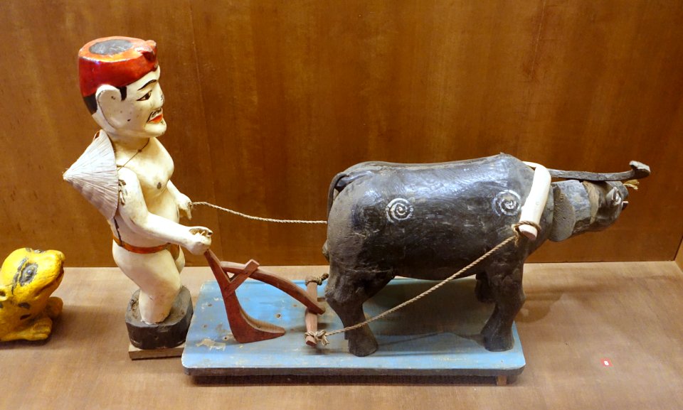 Plowing - Vietnam Museum of Ethnology - Hanoi, Vietnam - DSC02527