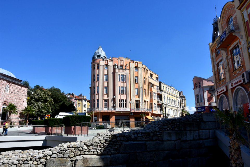 Plovdiv Jumayata With The Roman Stadium And Beginnings Of Main Street And Otets Paissyi (158046403)