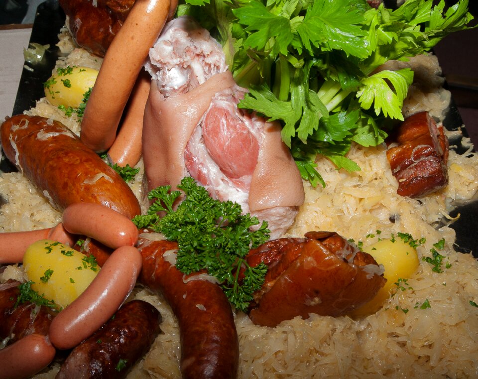Delicatessen cabbage pork