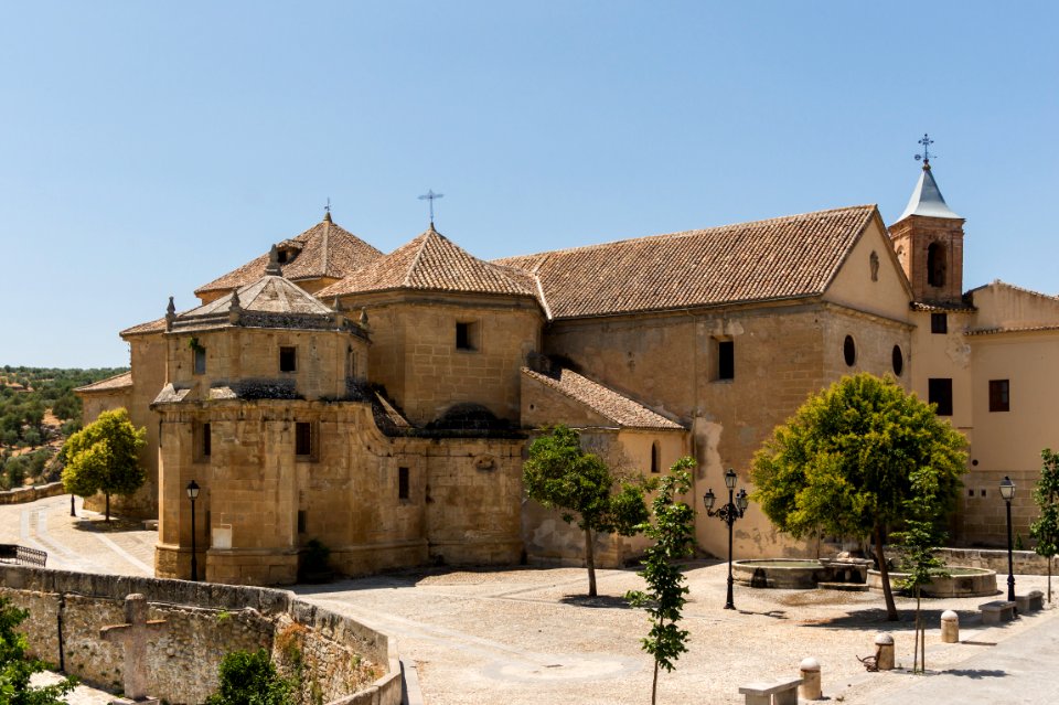 Plaza, Iglesia del Carmen, Alhama de Granada, Andalusia, Spain