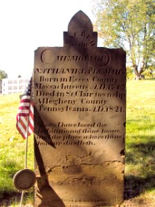 Plummer (Nathaniel), St. Clair Cemetery, 2015-10-05, 01