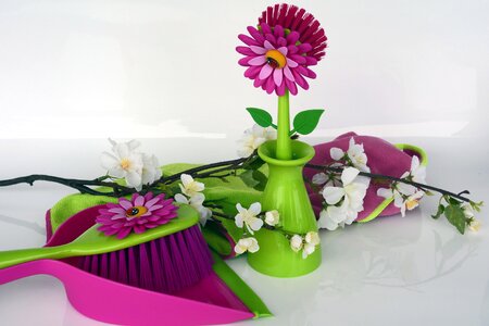 Broom kehrset crockery brush
