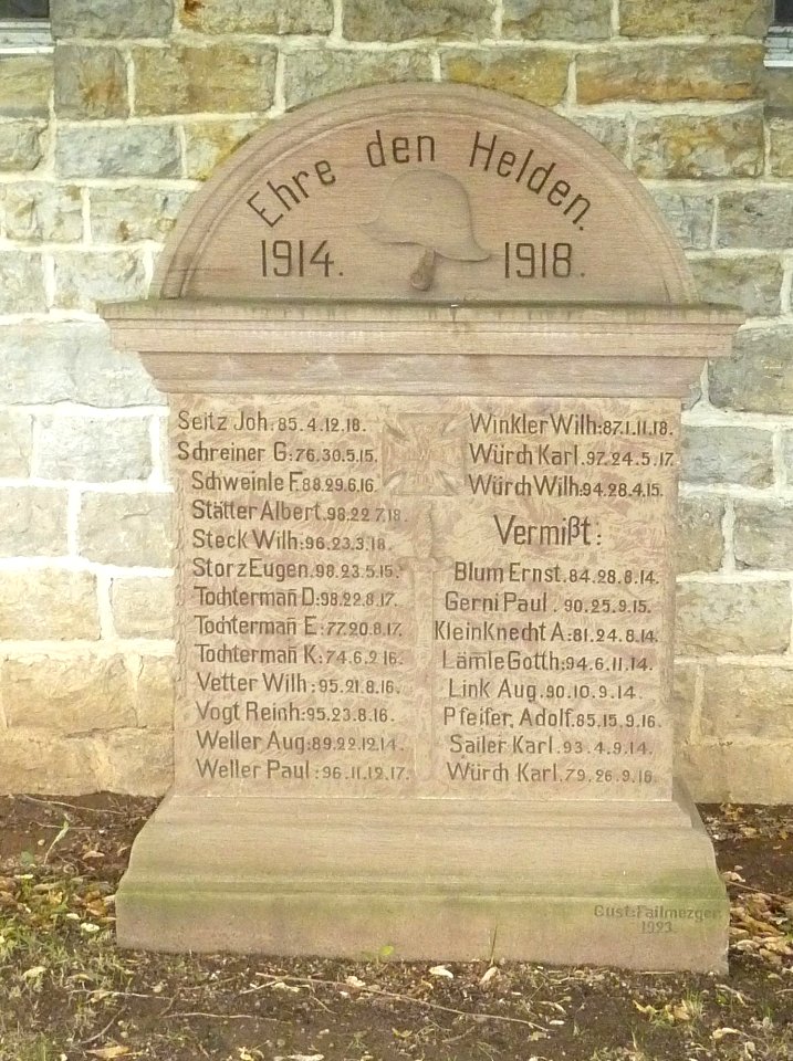 Pleidelsheim Kriegerdenkmal 2
