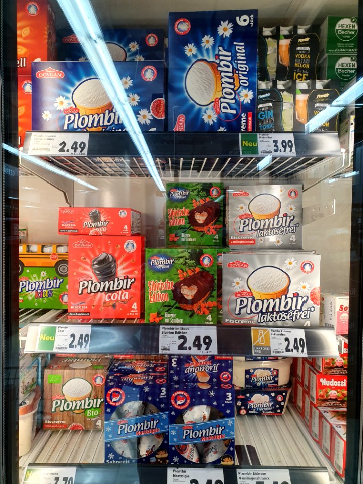 Plombir Produkte