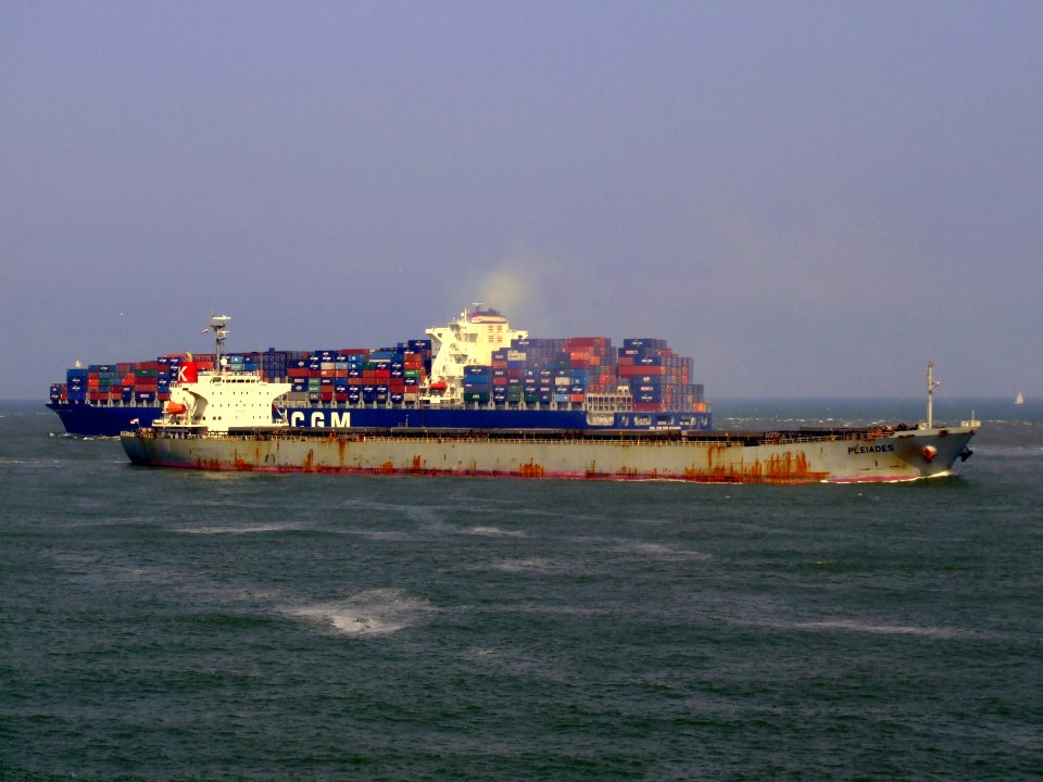 Pleiades IMO 9172533 approaching Port of Rotterdam, Holland 03Jun2007 photo-4
