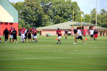 Players and coaches, Falcons training camp July 2016 01