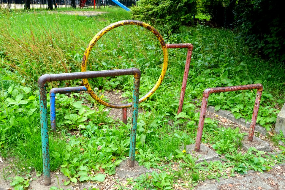 Playground equipment, Mutsukitajido Park - Mutsu, Aomori - DSC00133