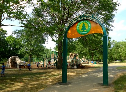 Playground in Watchung park in Union County NJ