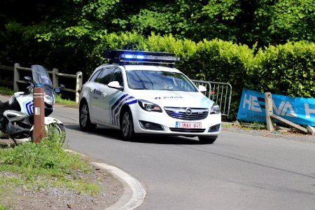 Police au Circuit de Wallonie 2019 à Nalinnes Belgique 15