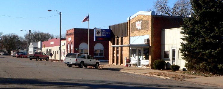 Plymouth, Nebraska Main from Jefferson N side 1
