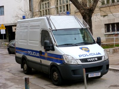Police vehicle in Rijeka 1