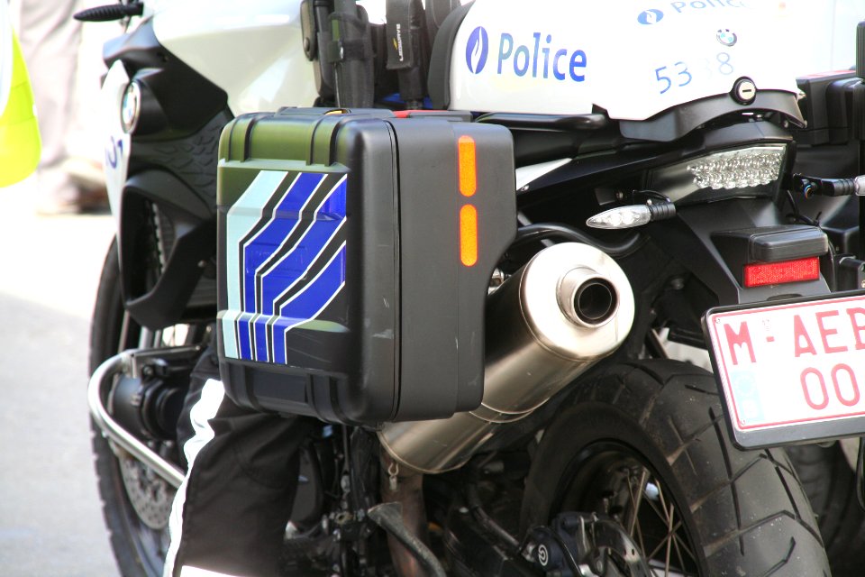 Police locale Germinalt à la Marche Notre-Dame de Bon-Secours de Nalinnes 2016 06