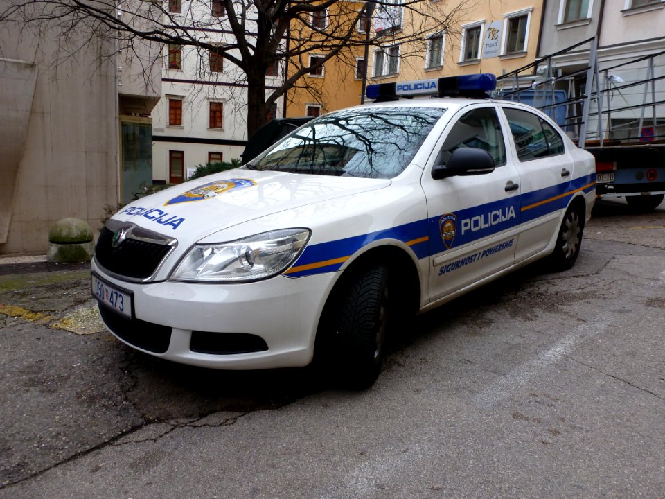 Police vehicle in Rijeka 4