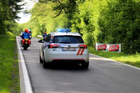 Police au Circuit de Wallonie 2019 à Nalinnes Belgique 39