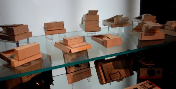 Polaroid camera mock-ups - MIT Museum - DSC03791