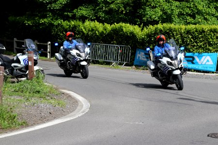 Police au Circuit de Wallonie 2019 à Nalinnes Belgique 12