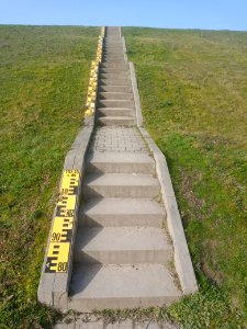 Polder Wörth Jockgrim Lattenpegel