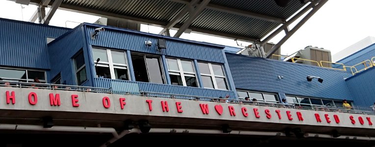 Polar Park - press box