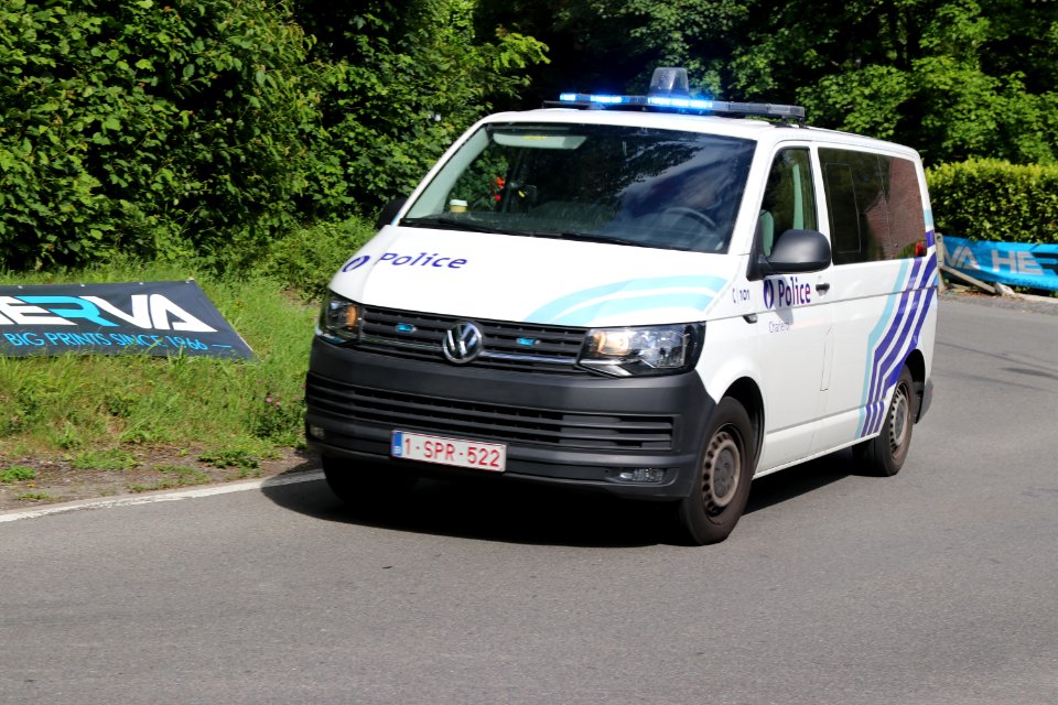 Police au Circuit de Wallonie 2019 à Nalinnes Belgique 18