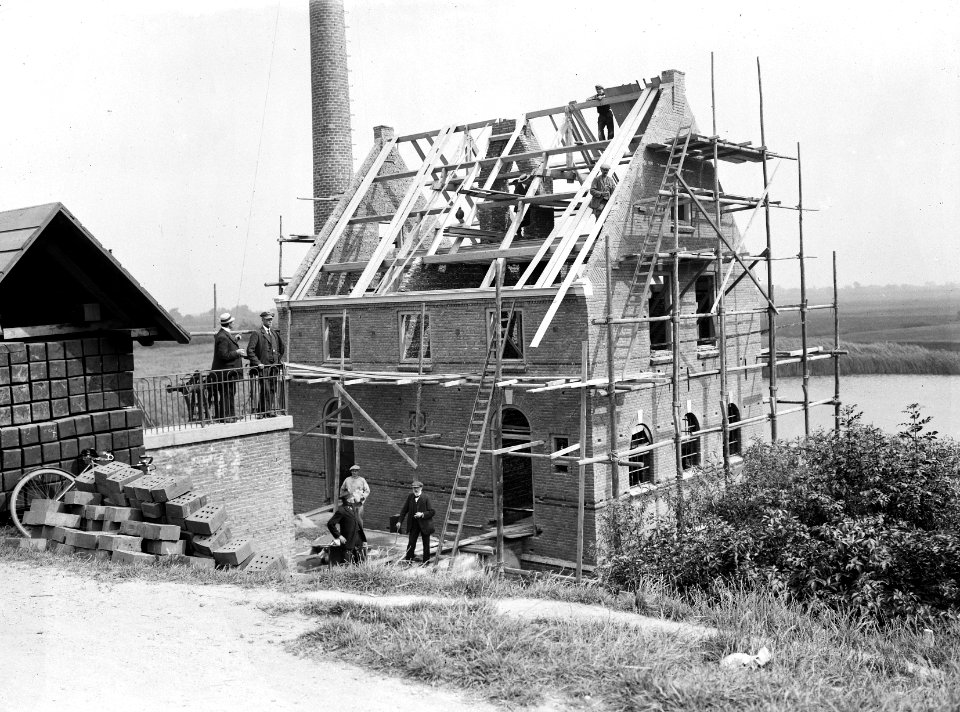 Polders, machinegebouwen, Bestanddeelnr 192-0753