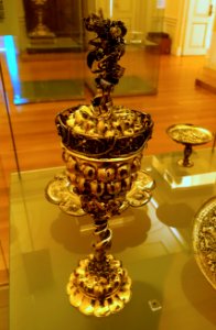 Pokal, Munich, Germany, 1815-1822, gilt silver - Museu Nacional de Soares dos Reis - Porto, Portugal - DSC00505