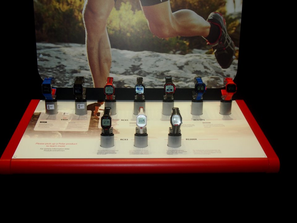 Polar Pulsuhren auf der ISPO 2014 (02)