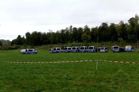Police at Maulbach forest 2020-10-06 08
