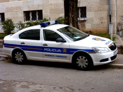 Police vehicle in Rijeka 2 photo