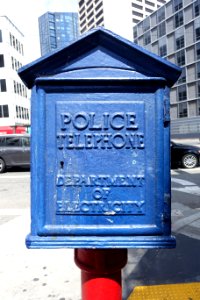 Police telephone - San Francisco, CA - DSC02734