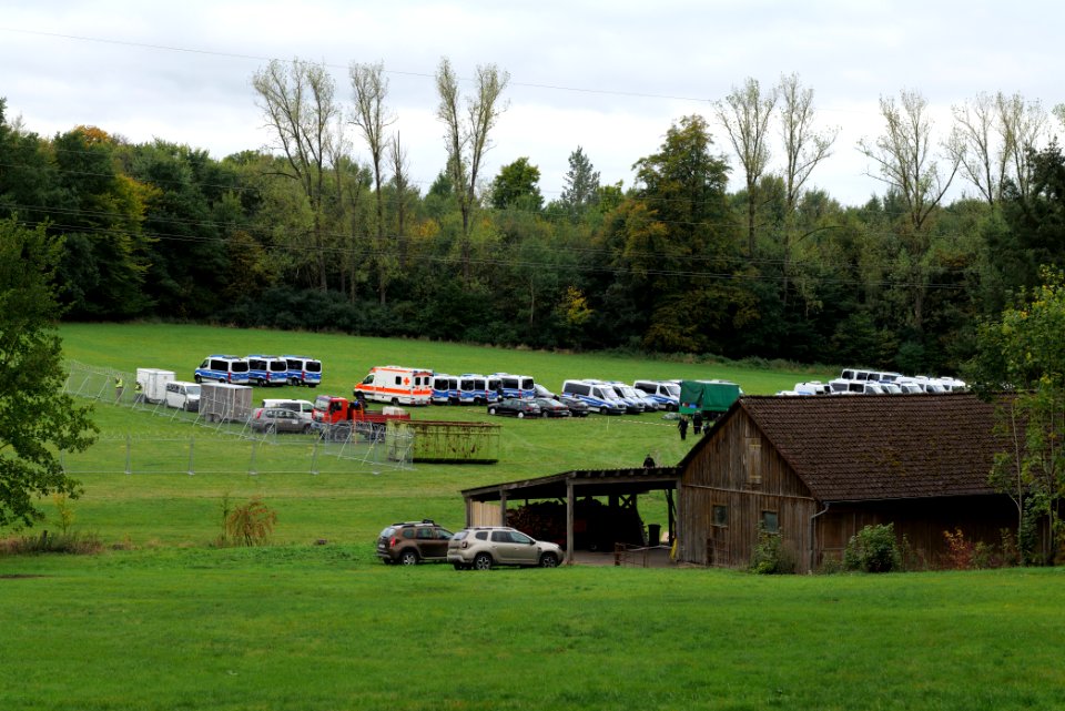 Police at Maulbach forest 2020-10-05 16