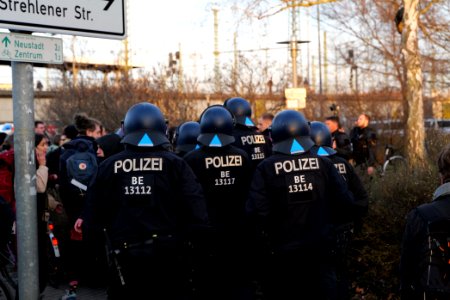 Police at Dresden protest 2020-02-15 44