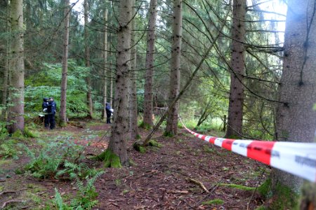 Police at Maulbach forest 2020-10-06 05