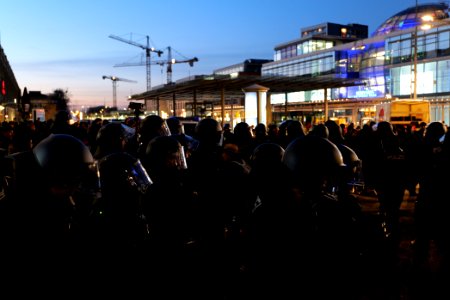 Police at Dresden protest 2020-02-15 49