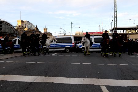Police at Dresden protest 2020-02-15 43