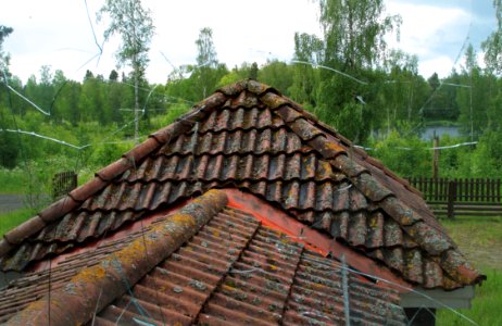 Pohjolan opisto tiled roof Oulu 20140622