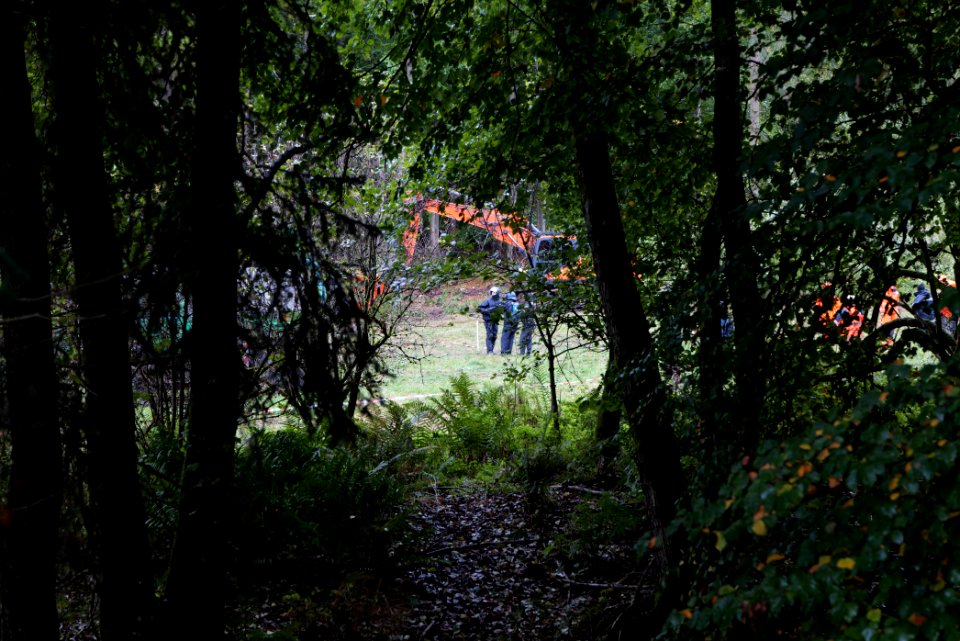Police at Maulbach forest 2020-10-06 04