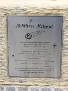 Pohlitzer Meteorit 2