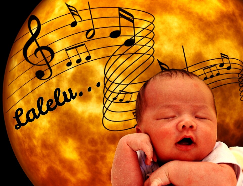 Children's song cute peaceful