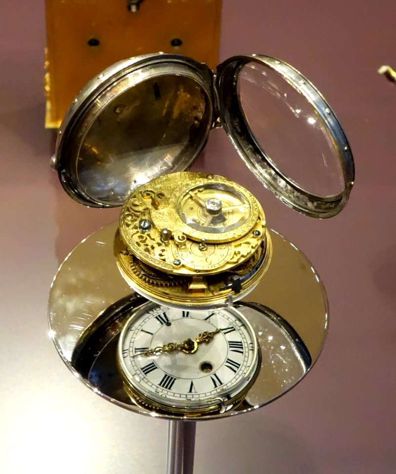 Pocket watch, Christian Ehregott Weisse, Dresden, c. 1795 - Mathematisch-Physikalischer Salon, Dresden - DSC07963