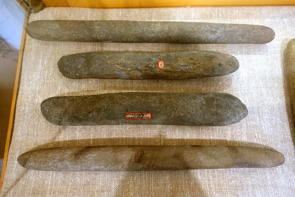 Pestles - Bielski-Bent collection, found in southeastern Massachusetts and Rhode Island - Robbins Museum - Middleborough, Massachusetts - DSC03751