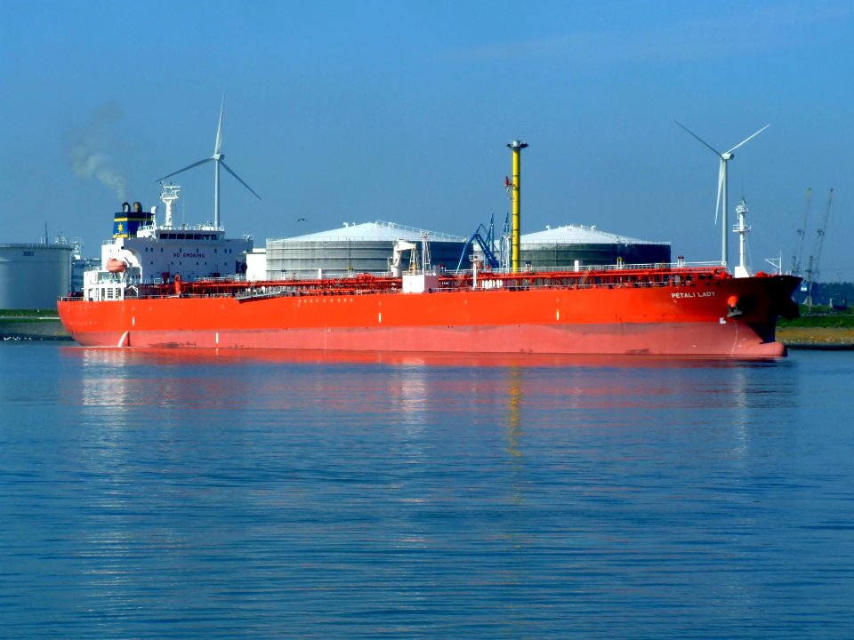 Petali Lady p2 at the Calland canal, Port of Rotterdam, Holland 19-Jul-2007