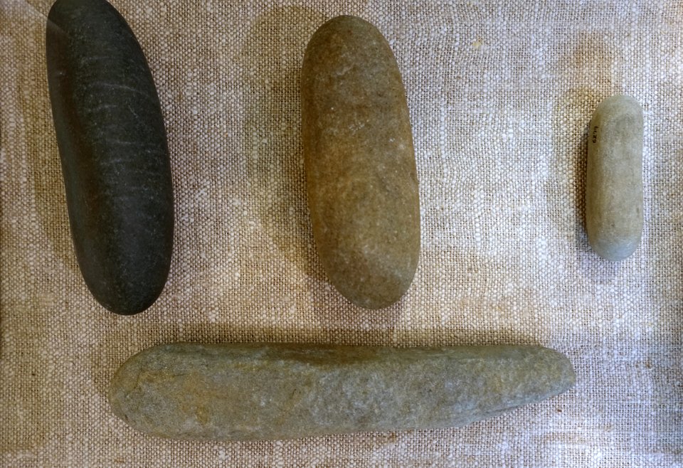 Pestles - Wapanucket site, loci 1 through 8 - Robbins Museum - Middleborough, Massachusetts - DSC03717