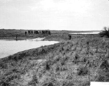 Persrondgang langs duinwatertuinplaats in de Gem Waterl Overzicht van de met l, Bestanddeelnr 912-3723