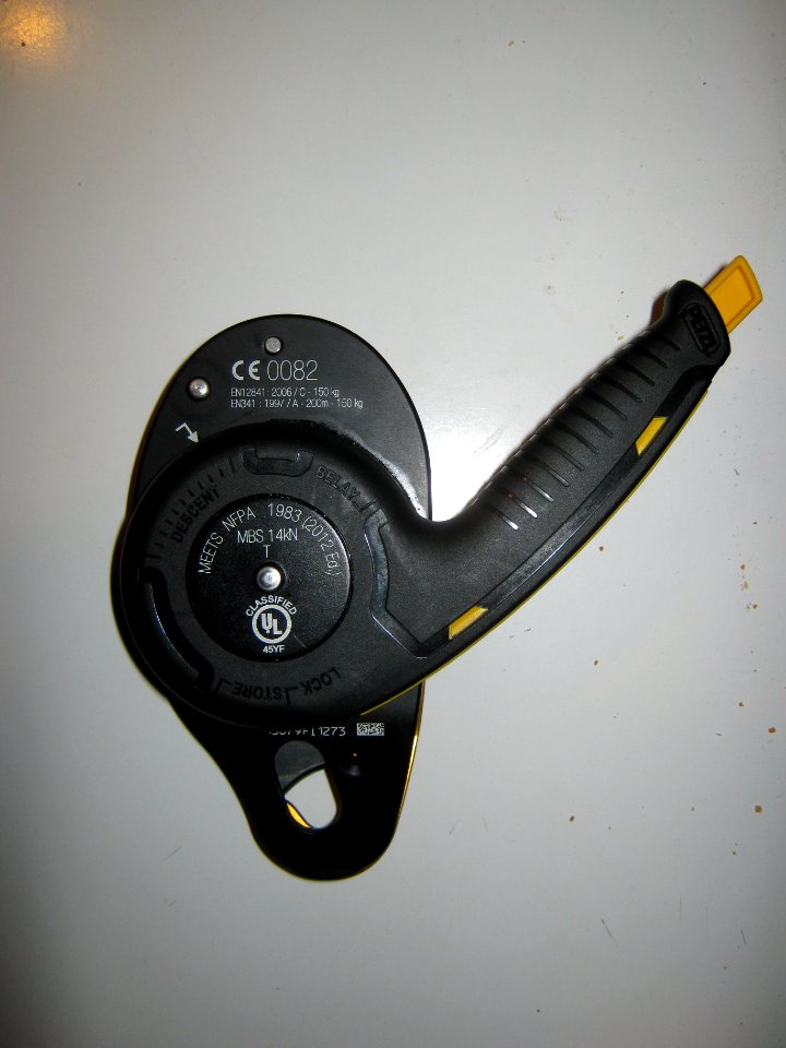 Petzl I'D S descent